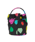 Hearts Print XS Bucket Bag, back view